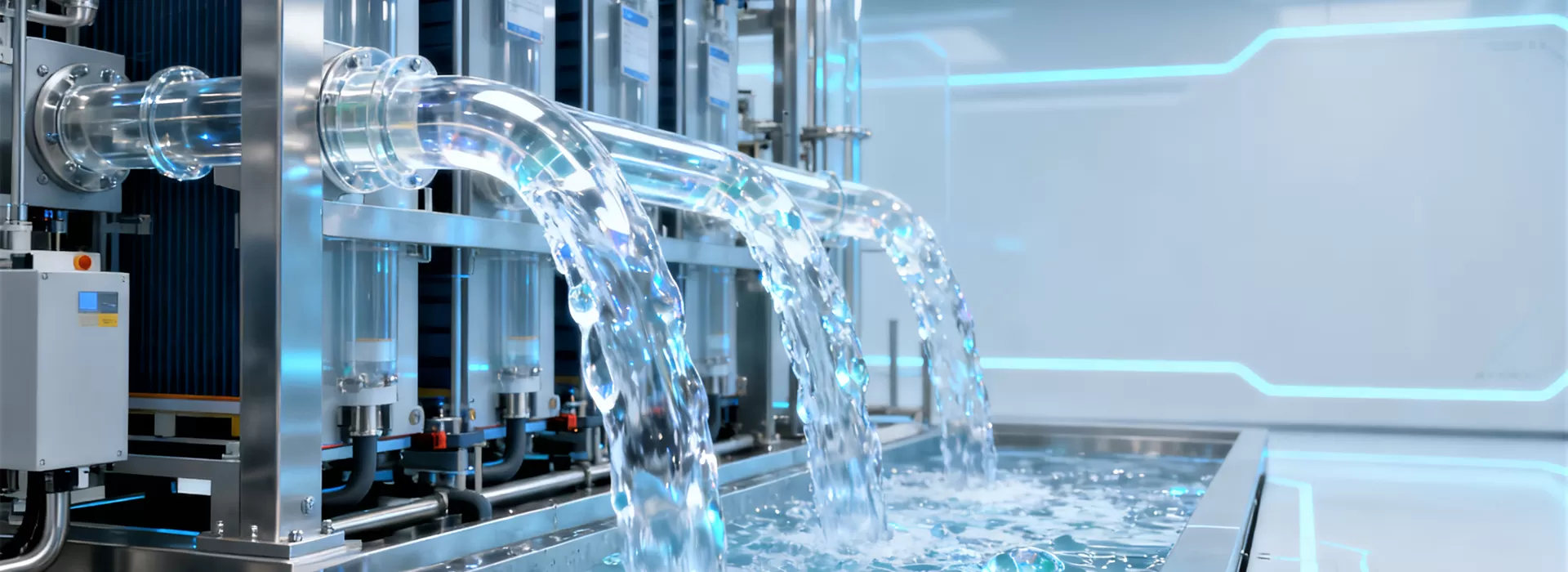 EDI Water Purification System for Continuous Deionized Water Supply